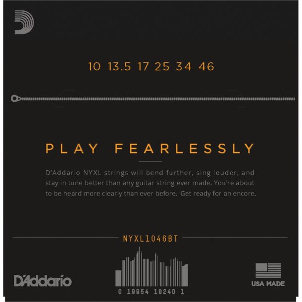 D'Addario NYXL1046BT, 010-046 Balanced Tension